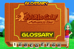 Mario Golf: Advance Tour screenshot 5 for GameBoy Advance